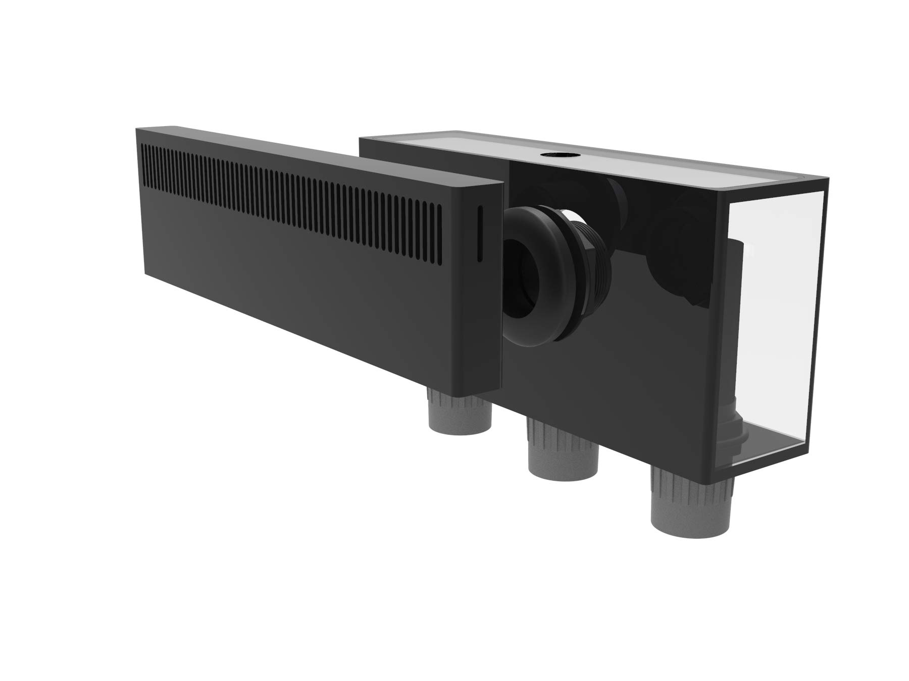 Fiji Cube Low Profile External Overflow Box (1600 GPH) : Amazon.in
